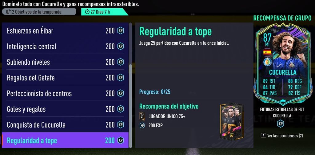 Cucurella Future Stars: Regularidad a tope