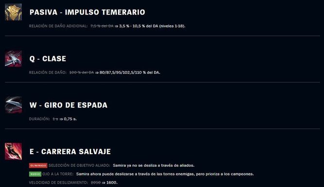 Cambios Samira