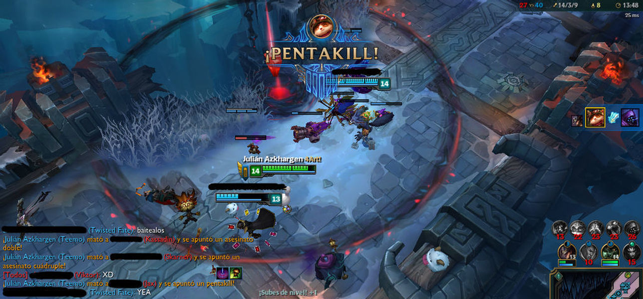Pentakill de Teemo en ARAM
