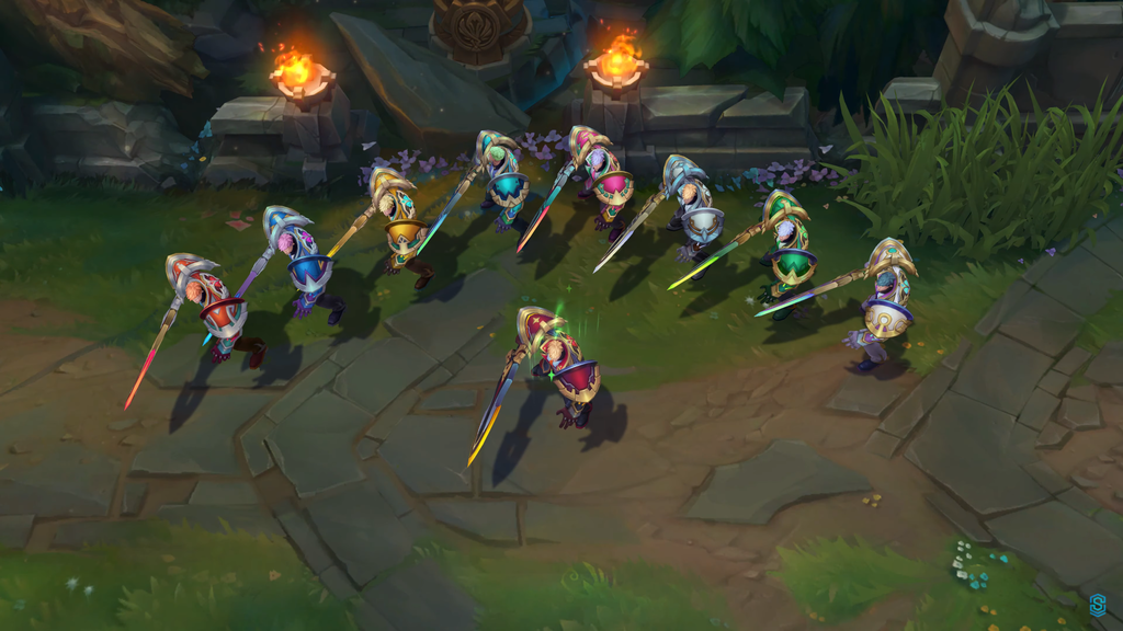 Garen Academia de Batalla chromas