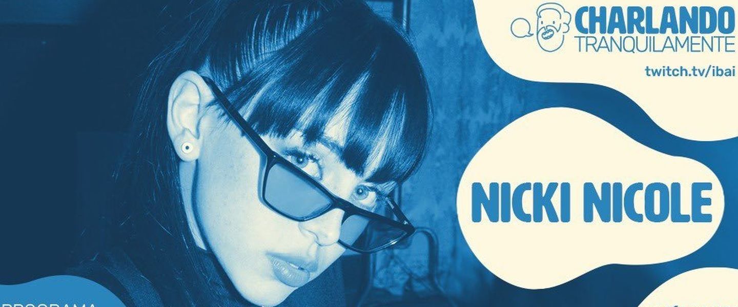 Imagen promocional de la charla con Nicki Nicole