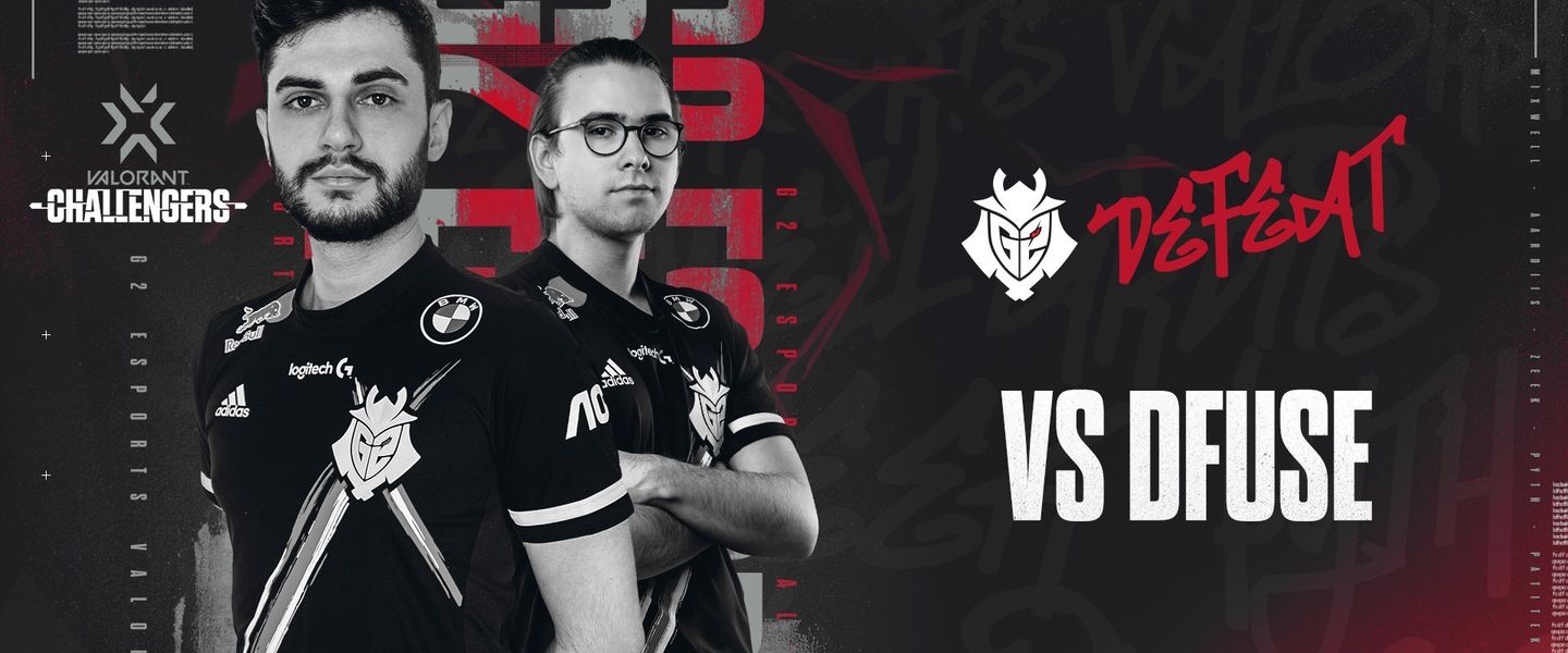 G2 Esports cayó 1-2 frente a DfuseTeam