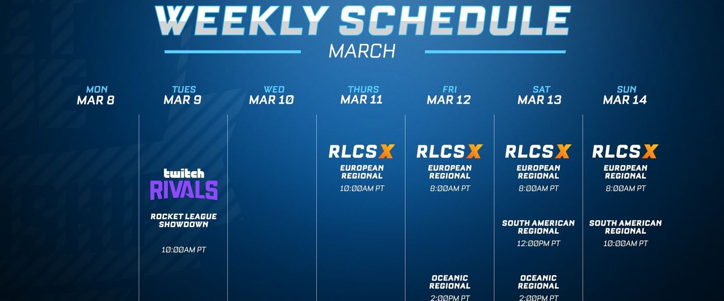 Calendario RLCS X