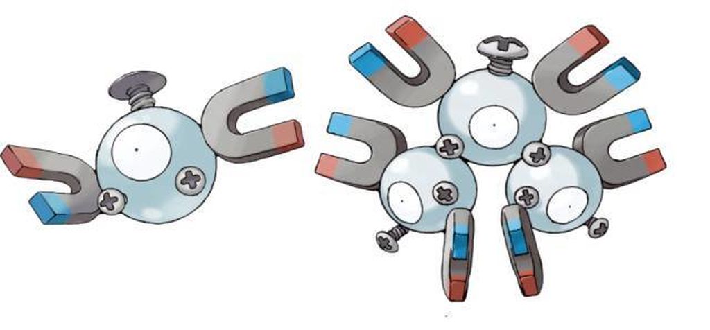 Magnemite y Magneton