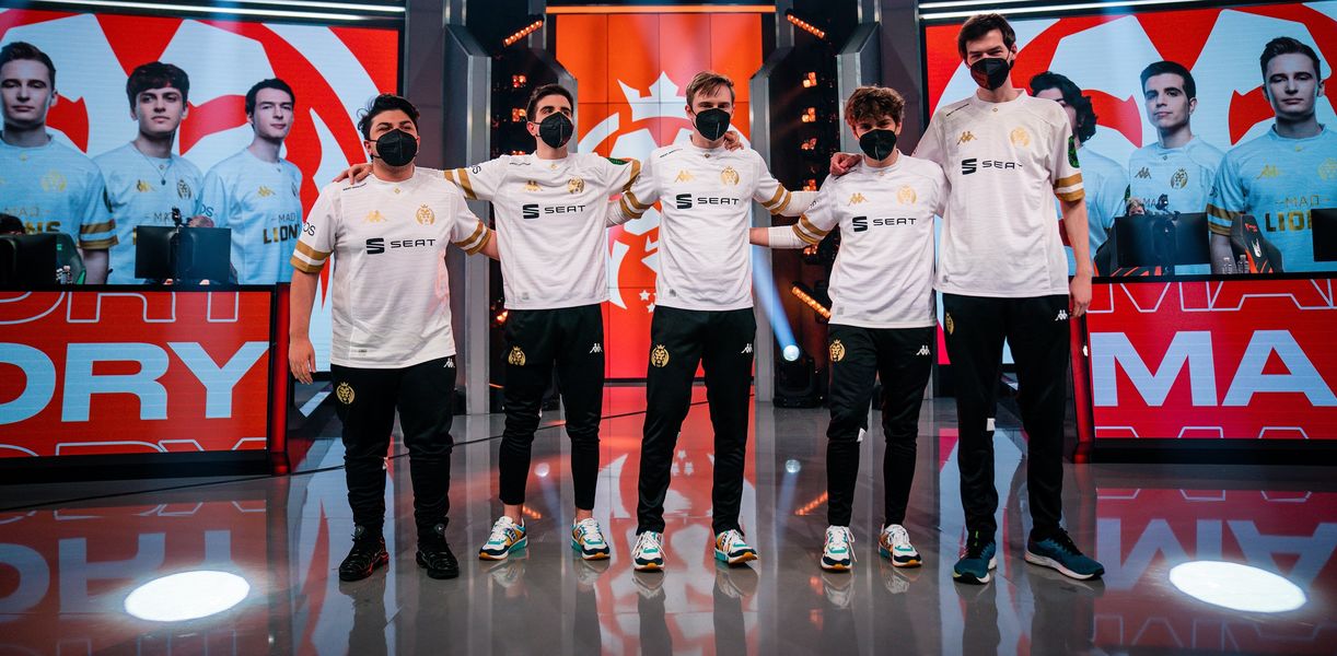 MAD Lions en el escenario de LEC