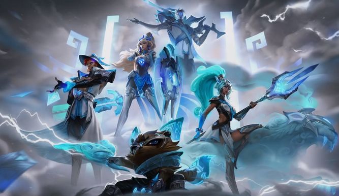 Las cinco skins de DAMWON