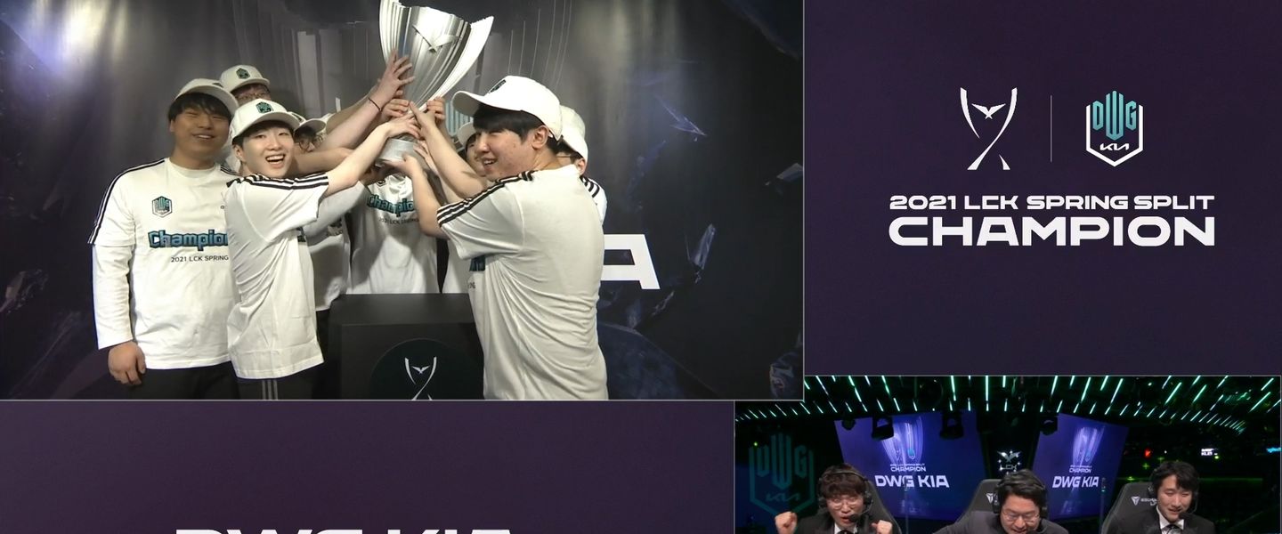 DAMWON KIA levantando la LCK
