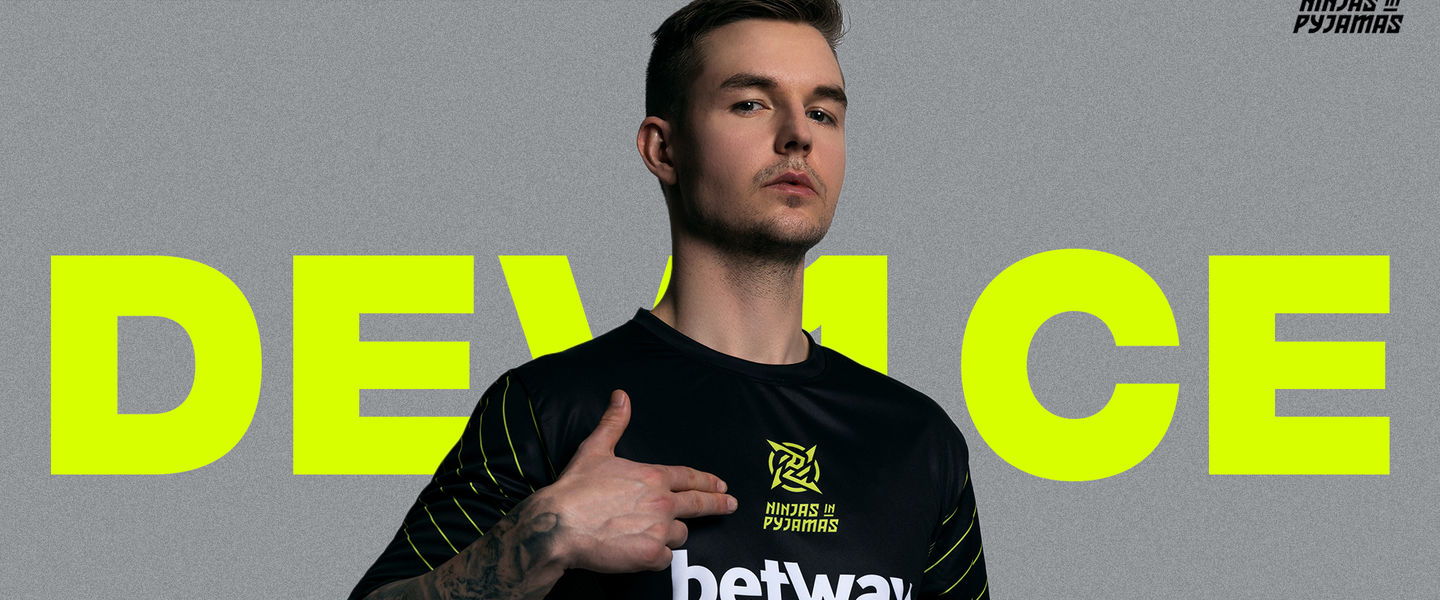 dev1ce se une a Ninjas in Pyjamas