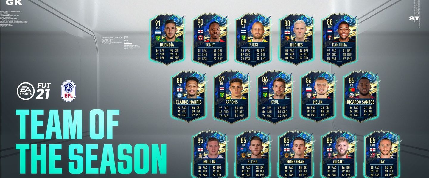 Todos los TOTS de la EFL