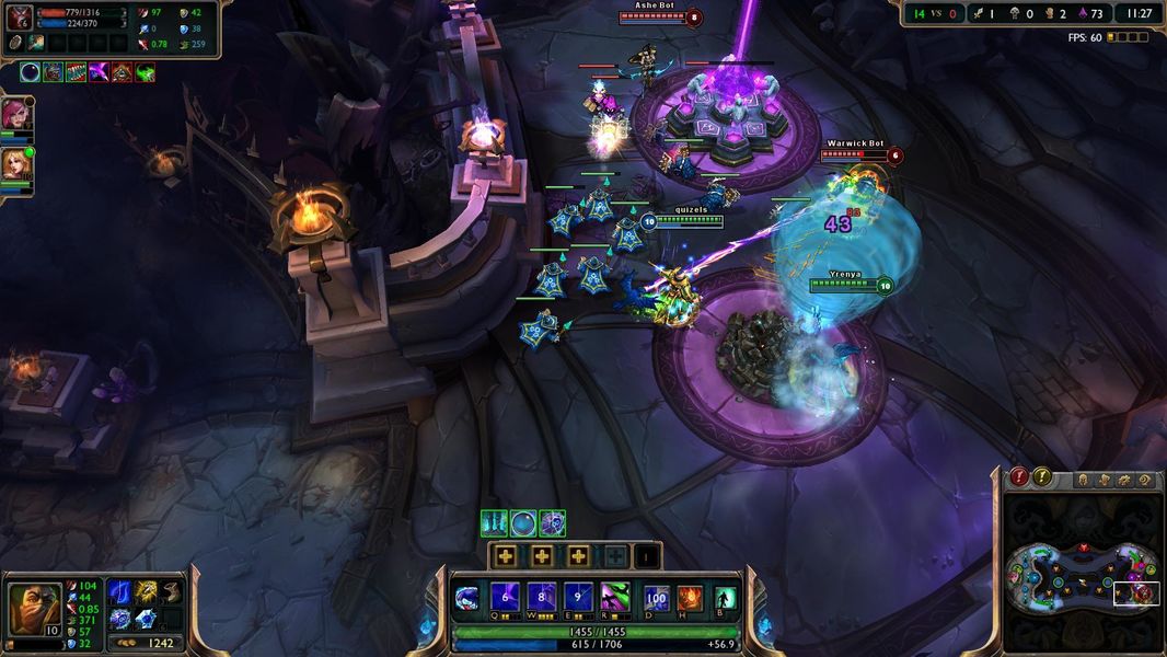Imagen del antiguo mapa en el LoL