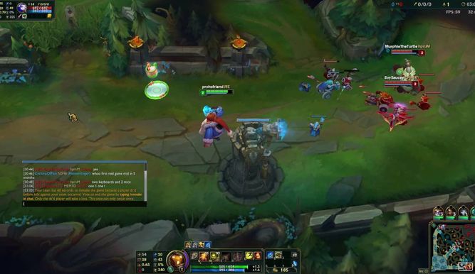 El mensaje de remake en el chat
