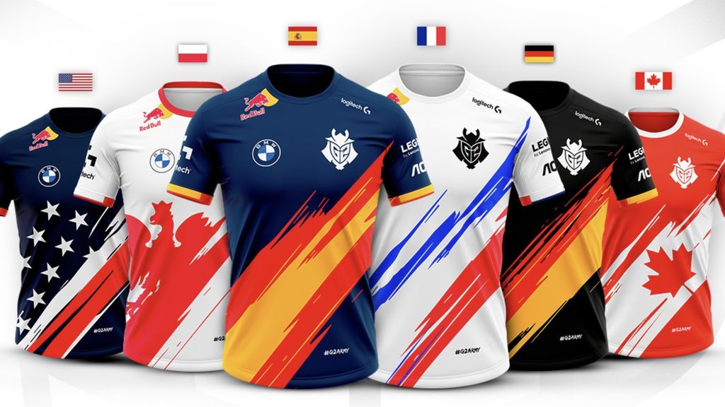 Edición 2021 de camisetas de países