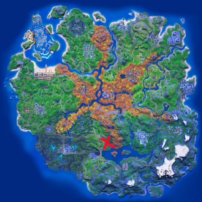 Localización del helicóptero negro estrellado en Fortnite