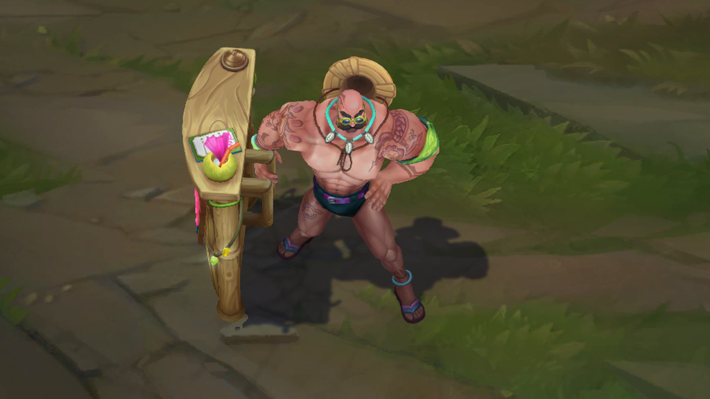 Braum Fiesta en la piscina