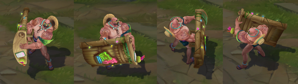 Braum Fiesta en la piscina