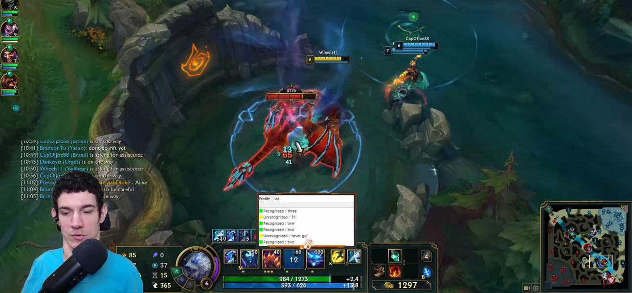 onehandmostly en una partida con Volibear