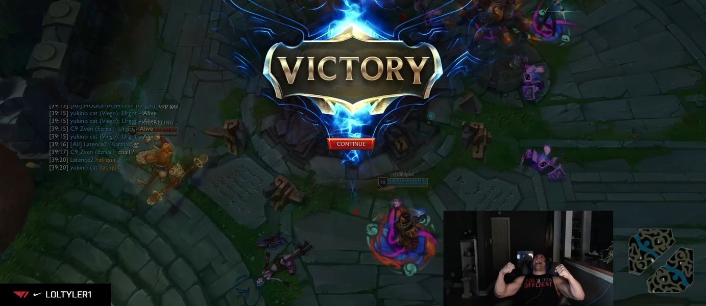Tyler1, tras conseguir llegar a Challenger siendo toplaner