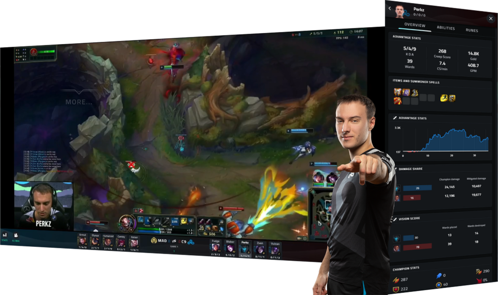 Una de las funciones del Pro View de LoL