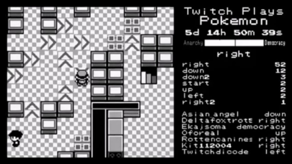 El chat de Twitch juega a Pokémon