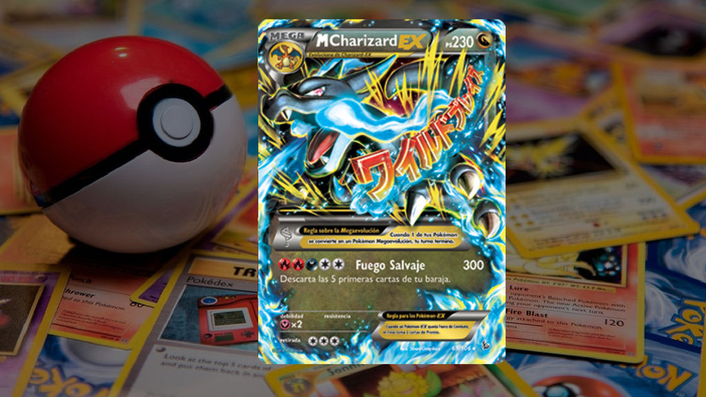Mega-Charizard X EX / XY-Destellos de Fuego (5ban Graphics)