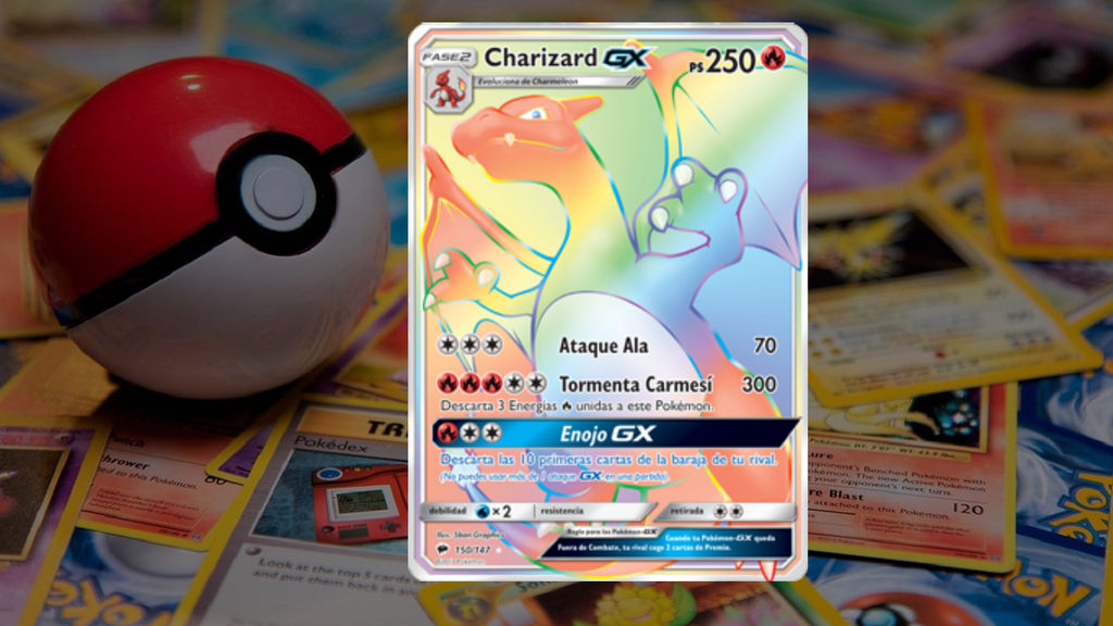 Charizard GX Rainbow / Sombras Ardientes (5ban Graphics)