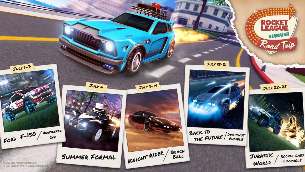 Vuelven los coches antiguos a Rocket League