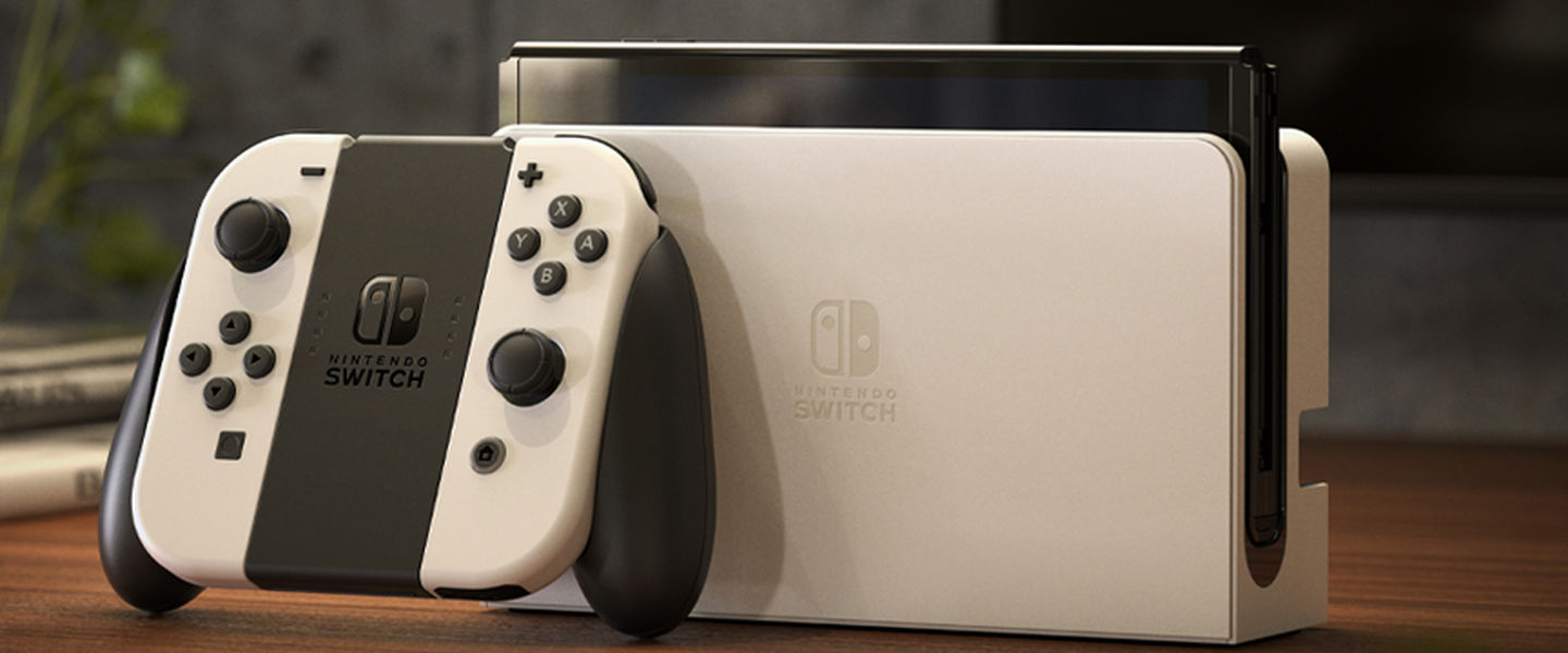 Nintendo Switch (modelo OLED) en blanco