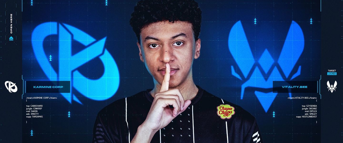Cartel de Karmine Corp vs Vitality