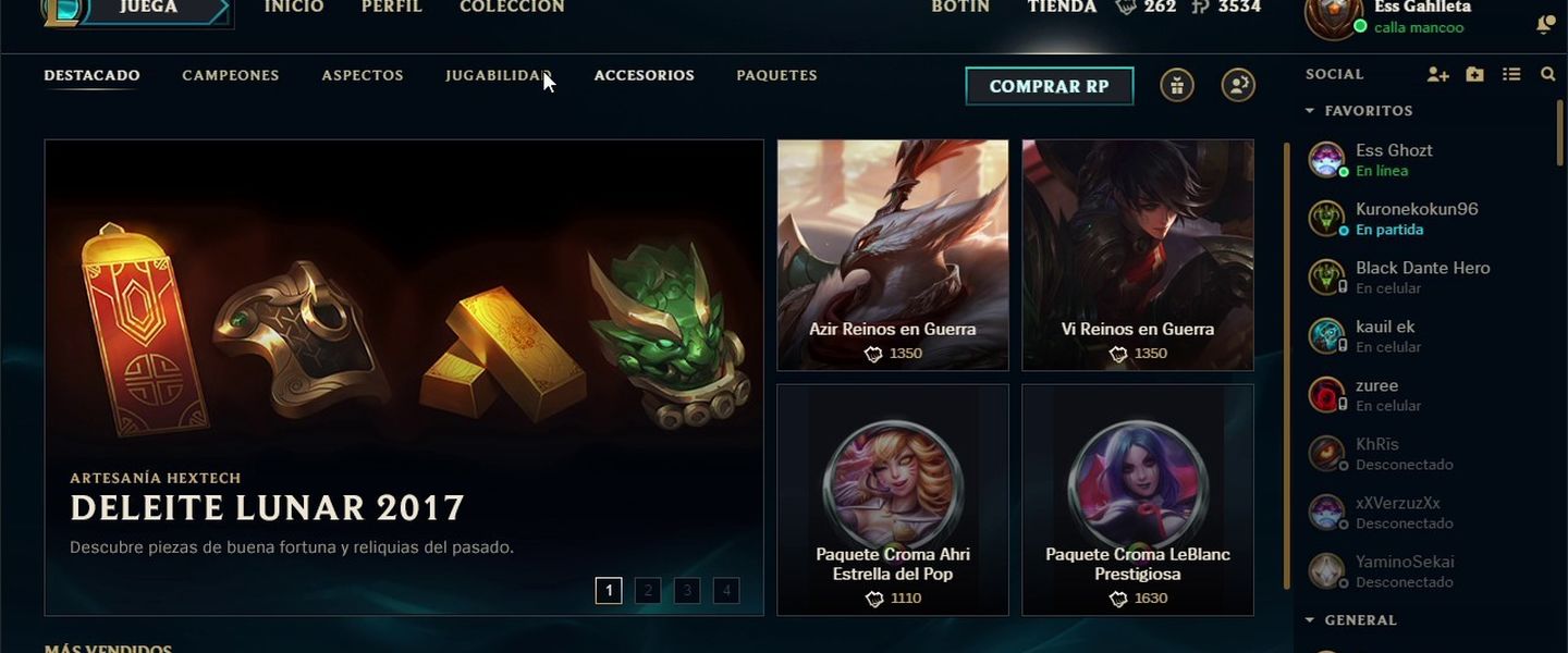 Cliente del LoL