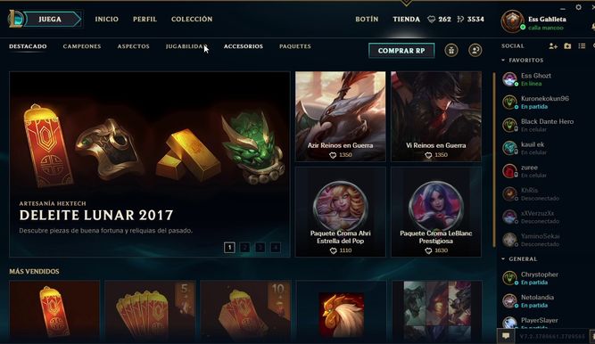 Cliente del LoL