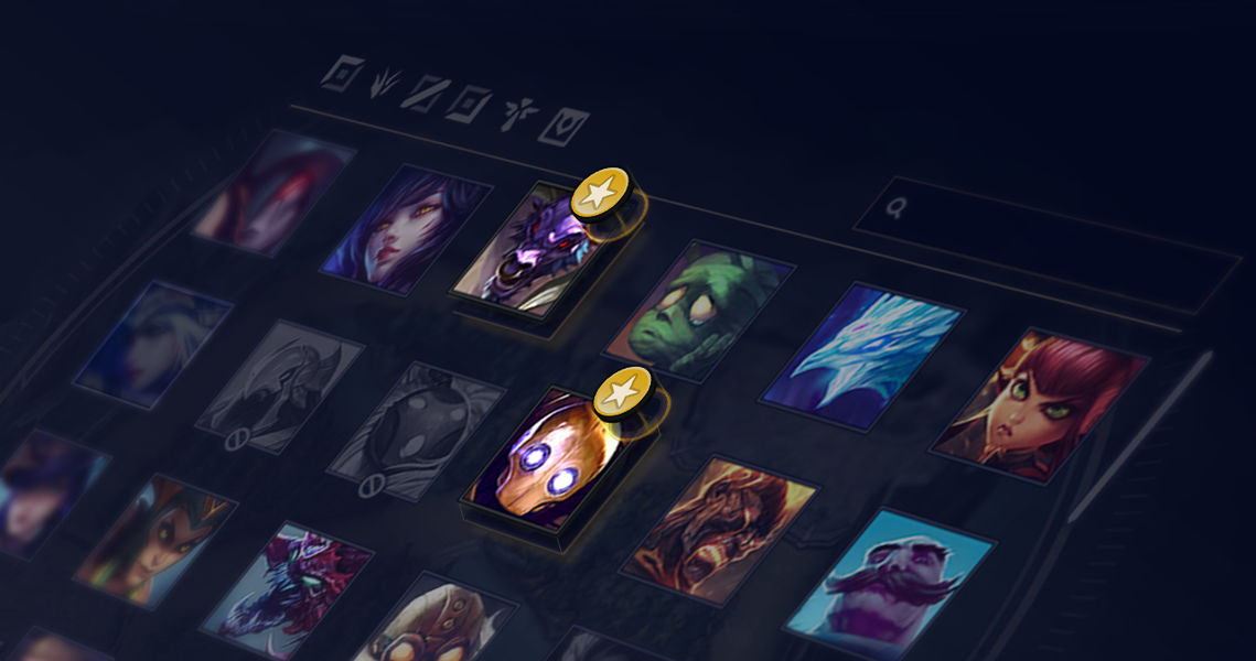Campeones en el LoL