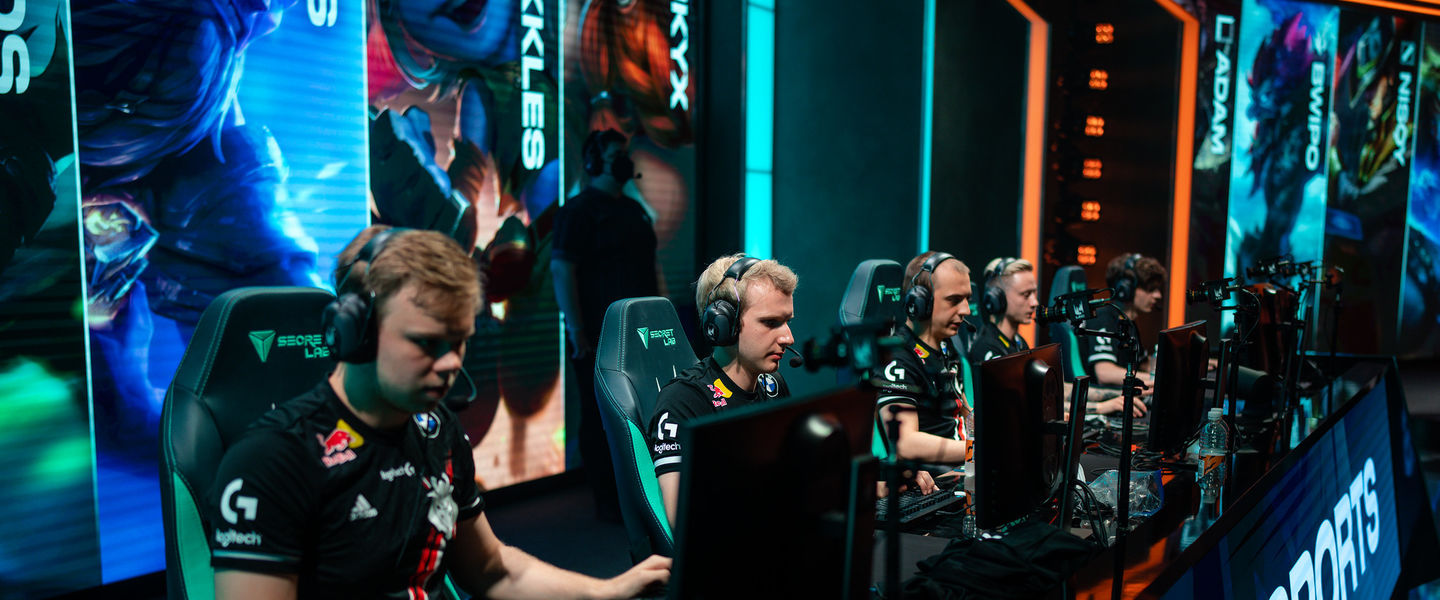 G2 Esports durante la serie contra Fnatic