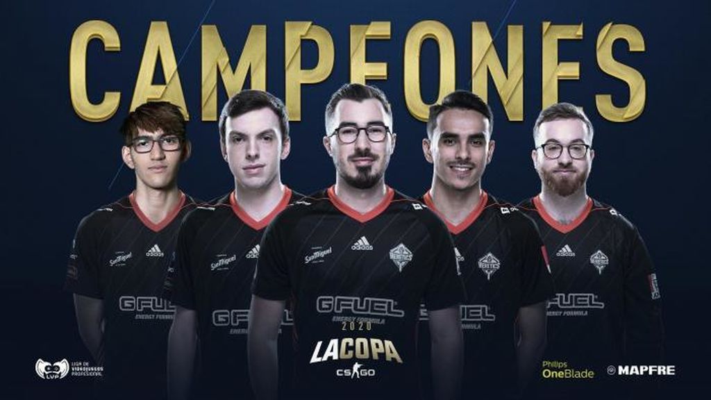 El Heretics francés bicampeón de La Copa de CSGO