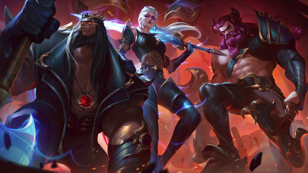 Splash Art de Yorick, Kayle y Olaf Pentakill III: Lost Chapter