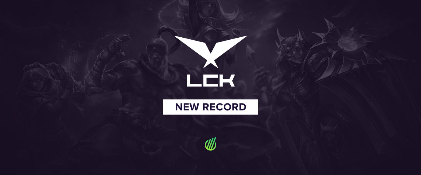 La LCK y su récord de audiencia