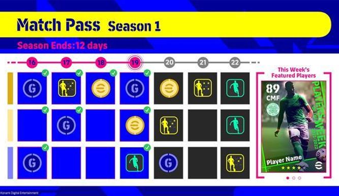 Match Pass de eFootball 2020