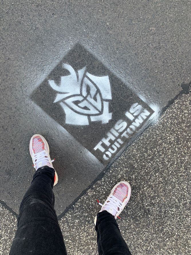 Grafitis de G2 Esports en Berlín