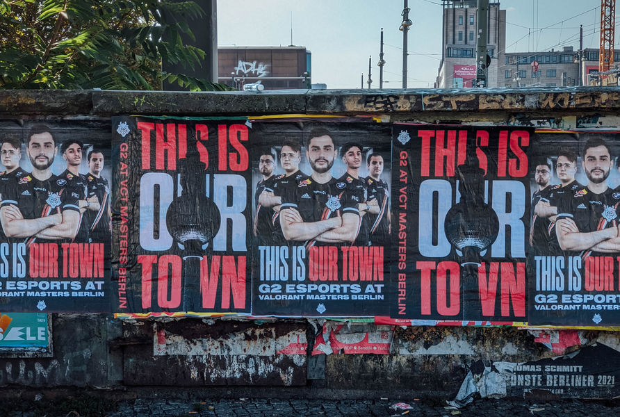 La promoción de G2 Esports en Berlín