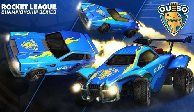 Las nuevas decals de esports de 34 equipos en Rocket League