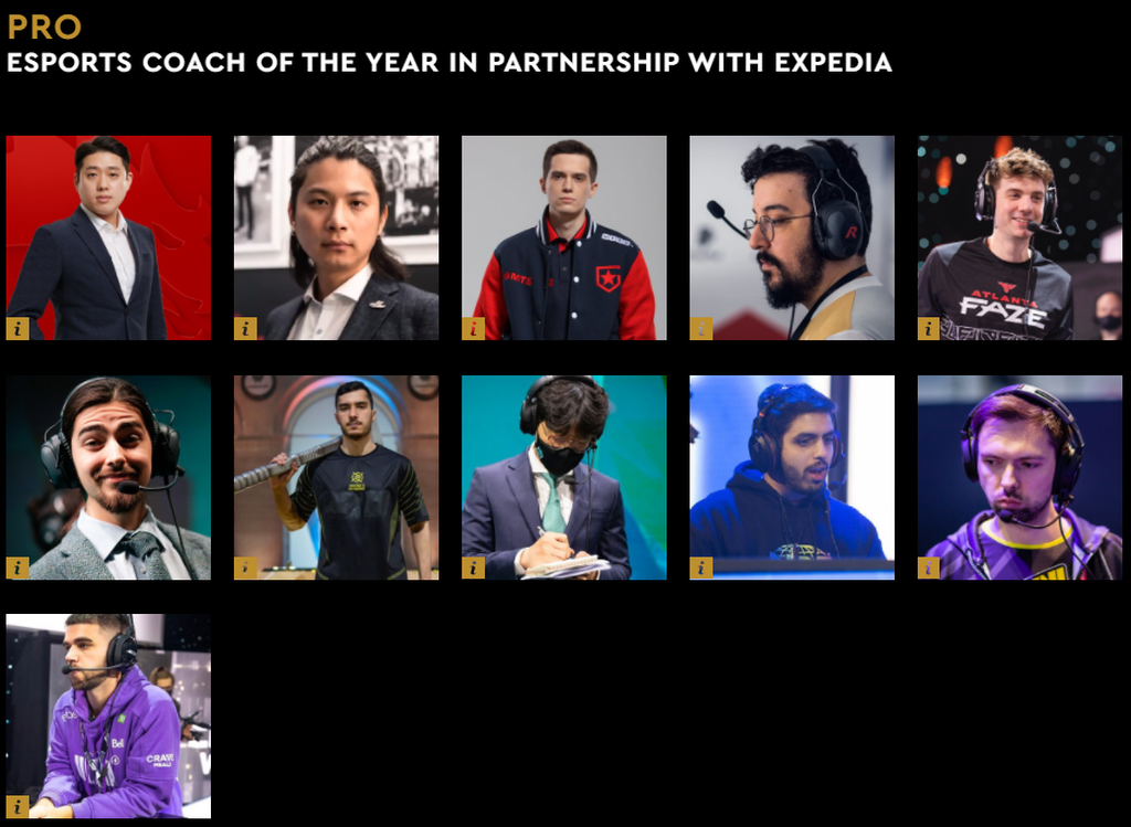Entrenador de esports del año