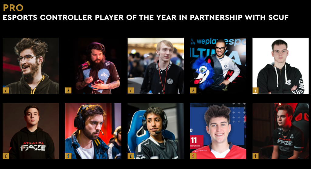 Jugadores de mando del año