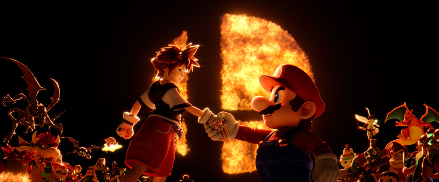 Esta icónica imagen sirve para cerrar los luchadores DLC de SSB Ultimate