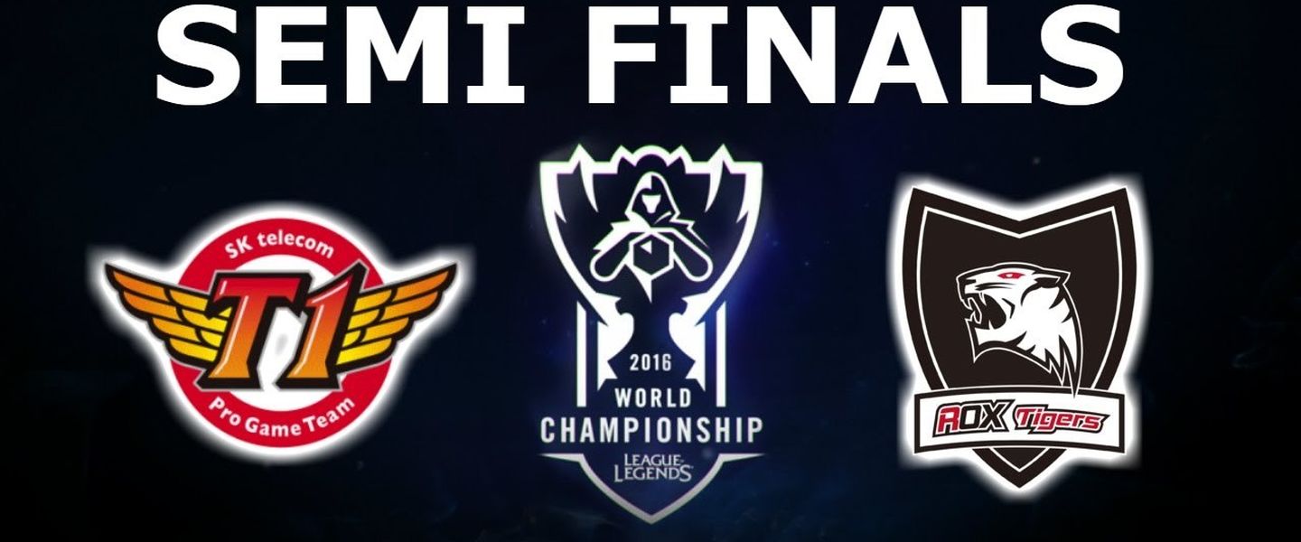SKT Telecom T1 VS ROX Tigers - Semifinales Worlds 2016