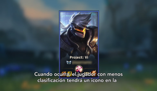 Un indicador de nivel en Wild Rift