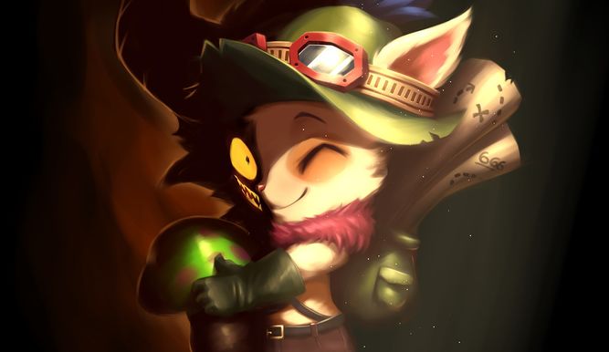 Un fondo de pantalla de Teemo