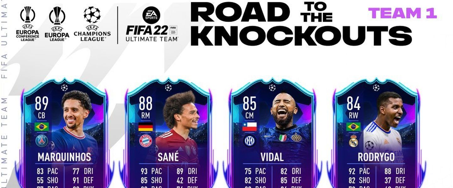 Primer equipo Road to the Knockouts de FIFA 22