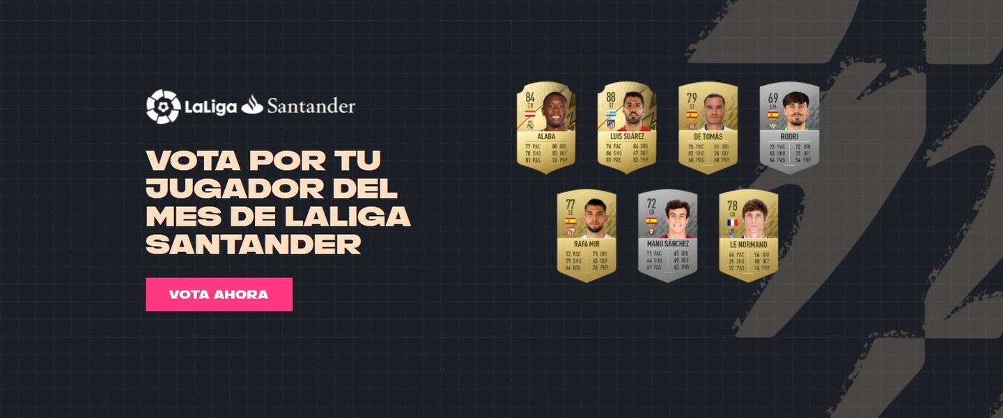 Nominados a POTM de octubre en LaLiga