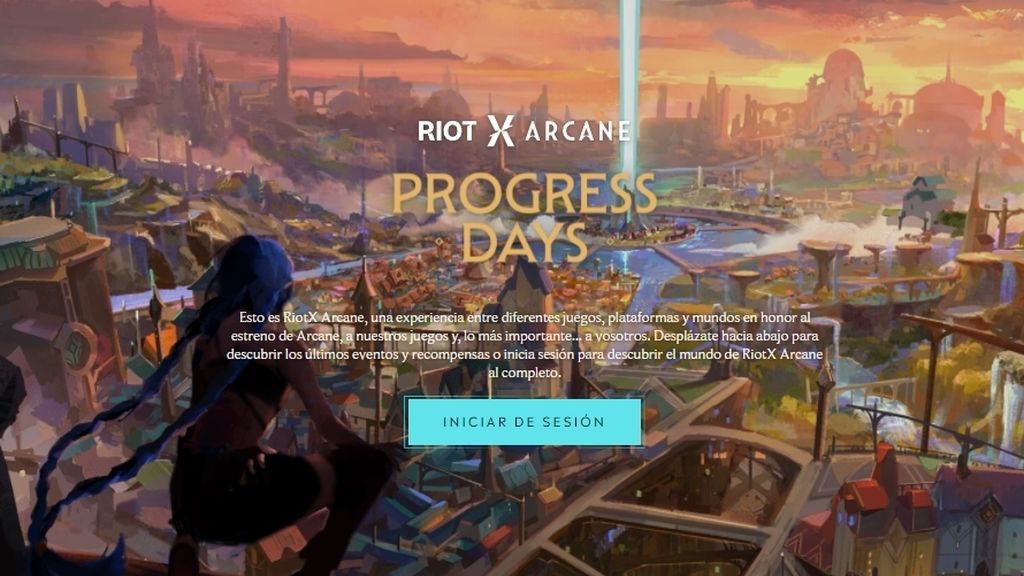 Proyecto de 'Días de Progreso' de RIot Games con Arcane en distintos juegos