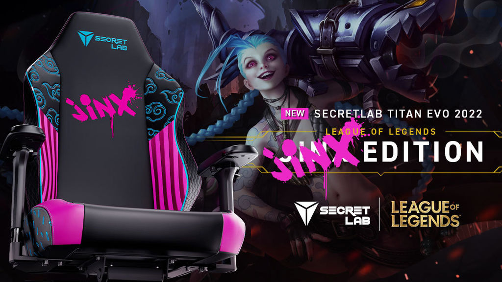 Una edición de Secret Lab de una silla de Jinx