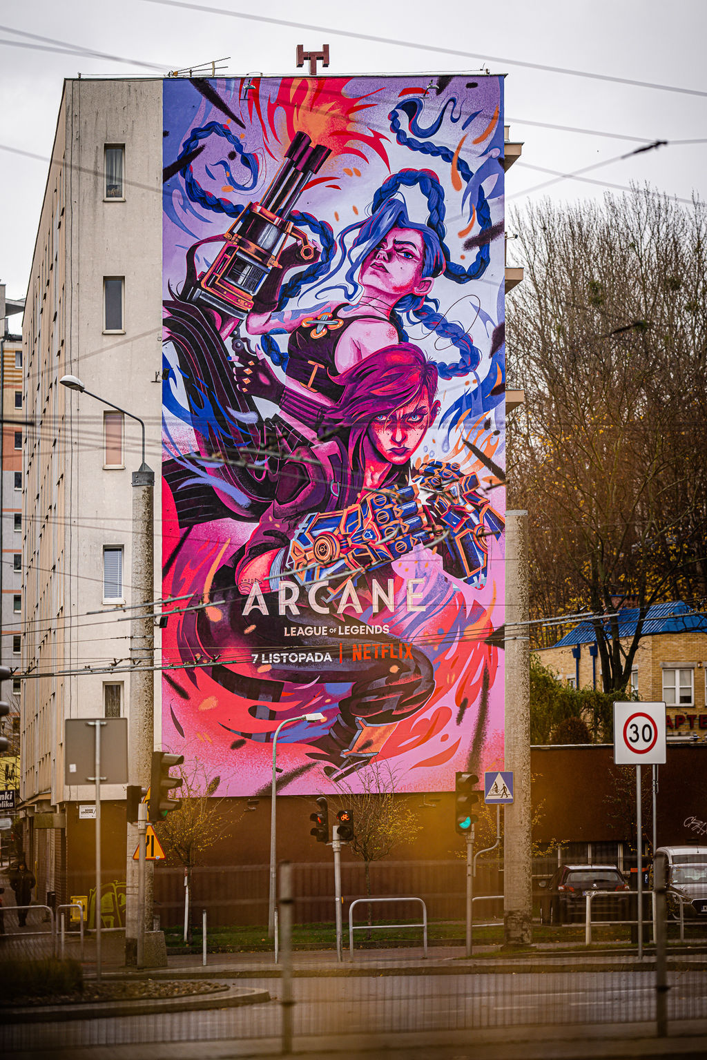 Grafitis de Arcane por diversas ciudades europeas